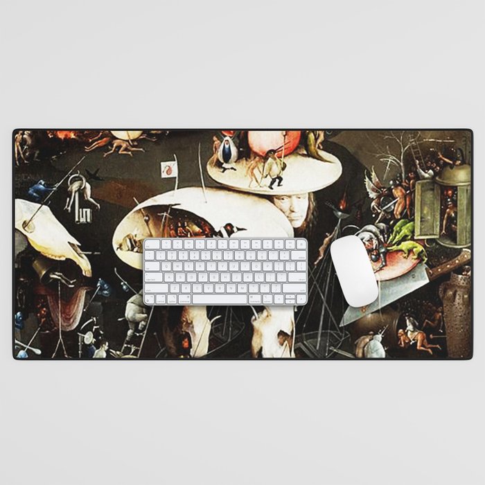 Bosch Garden Of Earthly Delights Panel 3 - Hell Desk Mat Gallery Image 1