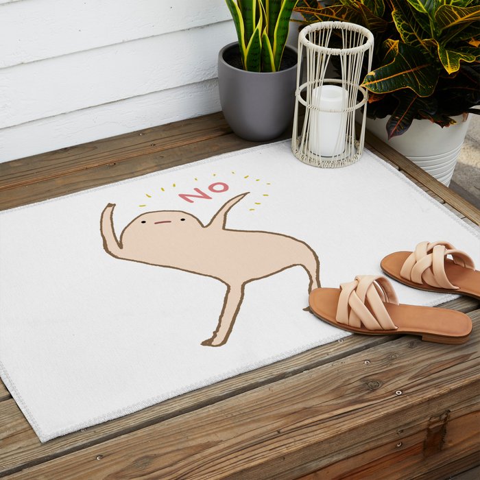 Honest Blob Says No Outdoor Rug Gallery Image 2
