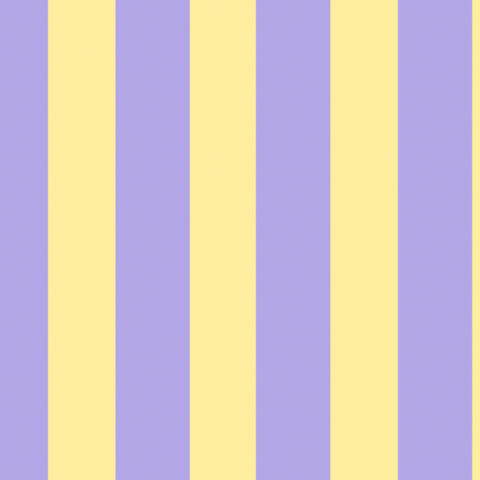 Pastel Stripe Pattern  Soft Yellow and Lavender Coffee Mug Gallery Image 2