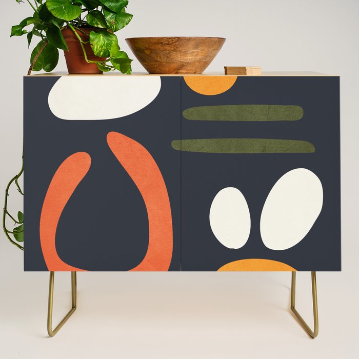 Abstract Colorful Setting 2 Credenza Gallery Image 1