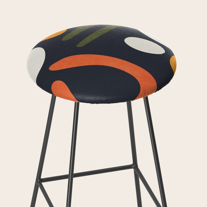 Abstract Colorful Setting 2 Stool Gallery Image 2