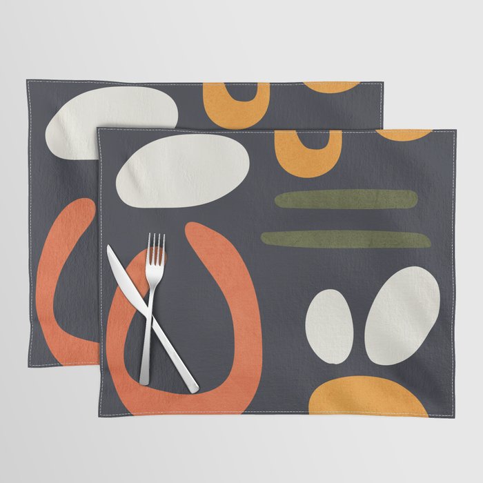 Abstract Colorful Setting 2 Placemat Gallery Image 1