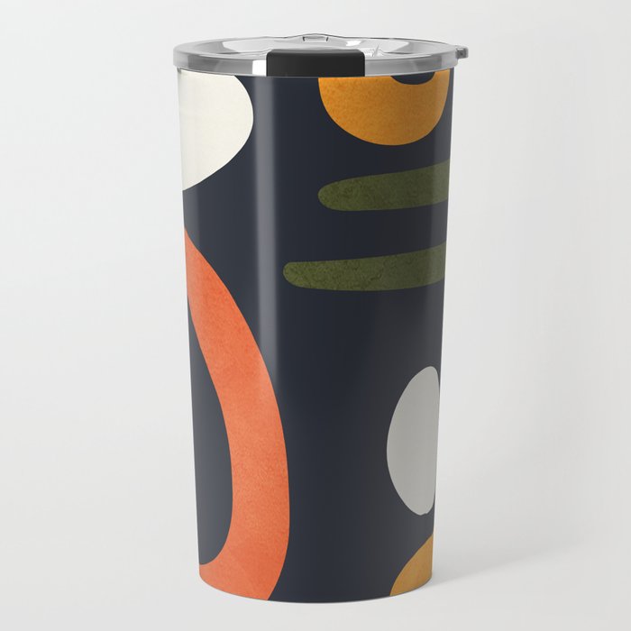 Abstract Colorful Setting 2 Travel Mug Gallery Image 1