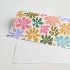 Retro Daisies - Rainbow Fun Wrapping Paper Gallery Image 2