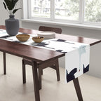 Flying Elegant Swan Pattern Table Runner Gallery Image 2