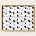 Flying Elegant Swan Pattern Serving Tray Gallery Image 1
