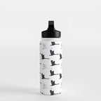 Flying Elegant Swan Pattern Water Bottle Gallery Image 3