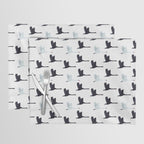 Flying Elegant Swan Pattern Placemat Gallery Image 1