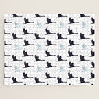 Flying Elegant Swan Pattern Jigsaw Puzzle Gallery Image 1