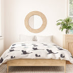 Flying Elegant Swan Pattern Duvet Cover Gallery Image 3