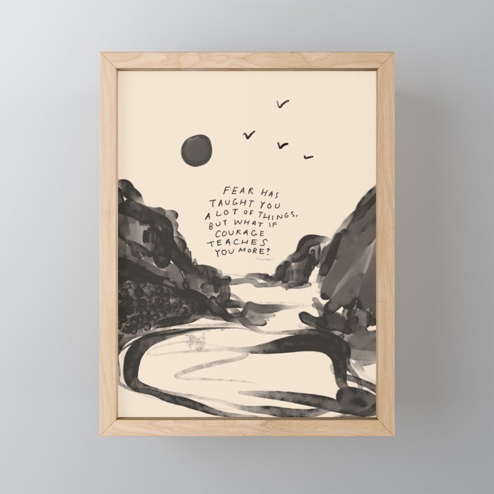 Fear Has Taught You Mini Art Print Gallery Image 1