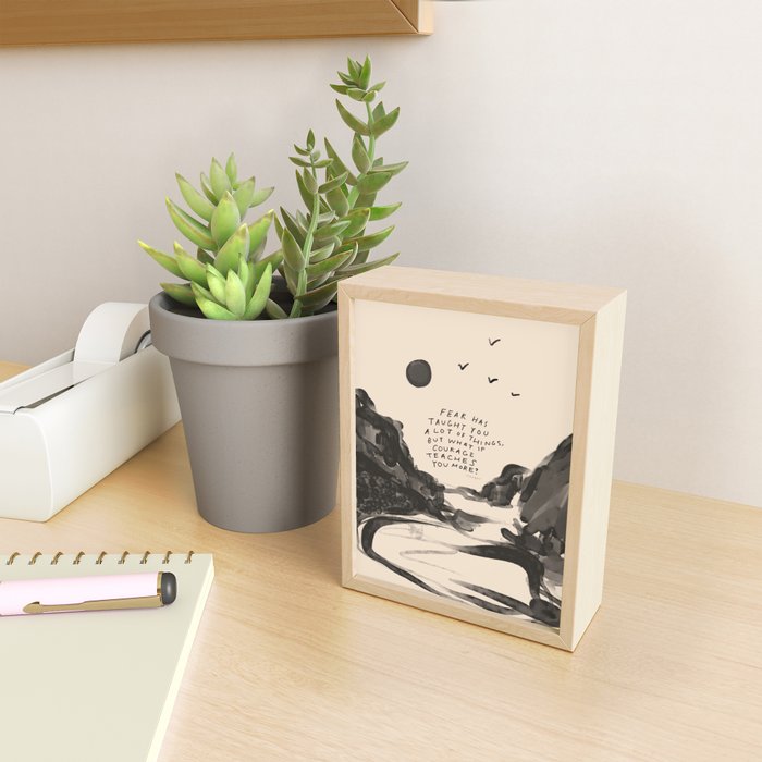 Fear Has Taught You Mini Art Print Gallery Image 2