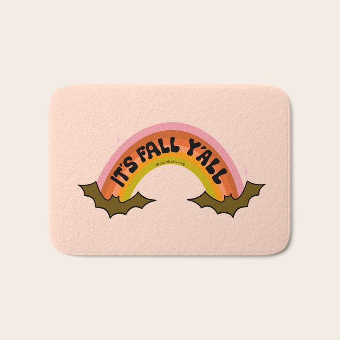 It's Fall Y'all Bath Mat Gallery Image 1