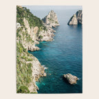 Coast of Capri | Italy coastal travel photography Poster Gallery Image 4