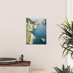 Coast of Capri | Italy coastal travel photography Poster Gallery Image 2