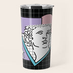 Apollo Vaporwave / greek god Travel Mug Gallery Image 1