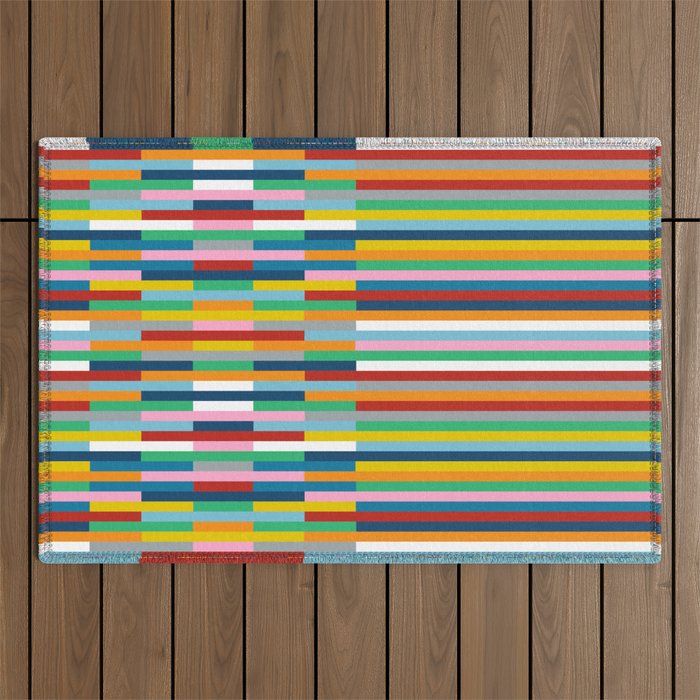 Brick Columns Outdoor Rug Gallery Image 1