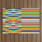 Brick Columns Outdoor Rug Gallery Image 1