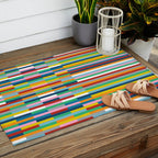 Brick Columns Outdoor Rug Gallery Image 2