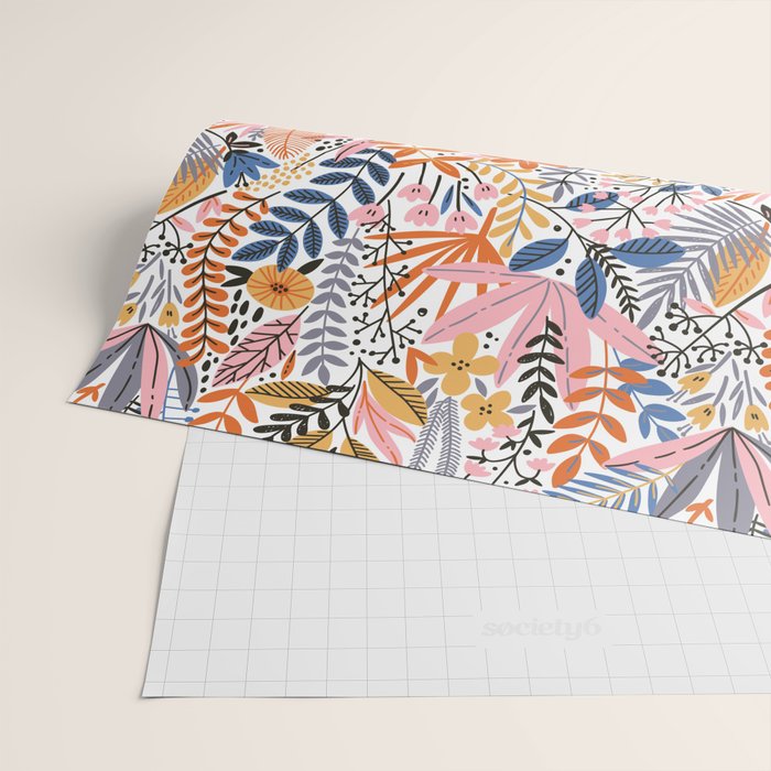 Colorful Jungle Garden Wrapping Paper Gallery Image 2