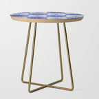 Checkered Daisies - Periwinkle Side Table Gallery Image 1