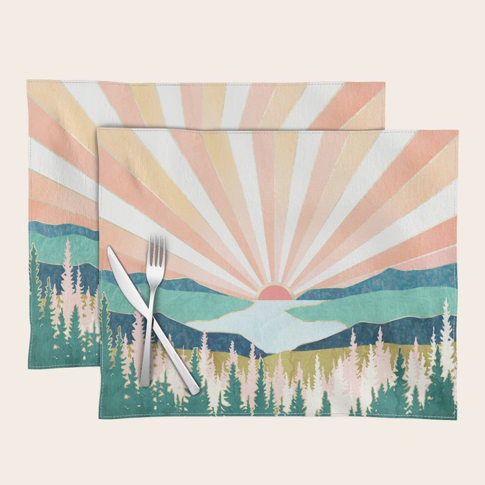 Summer Sunset Placemat Gallery Image 1