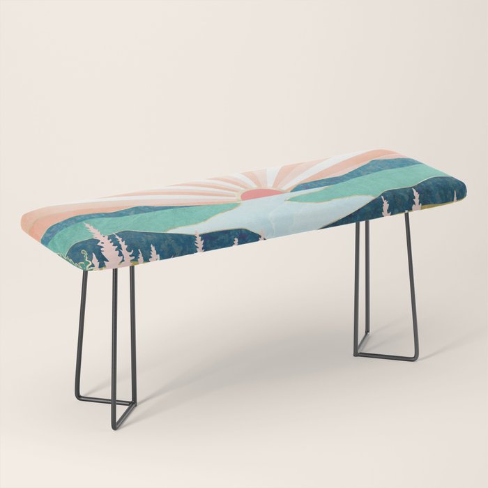Summer Sunset Bench Gallery Image 1