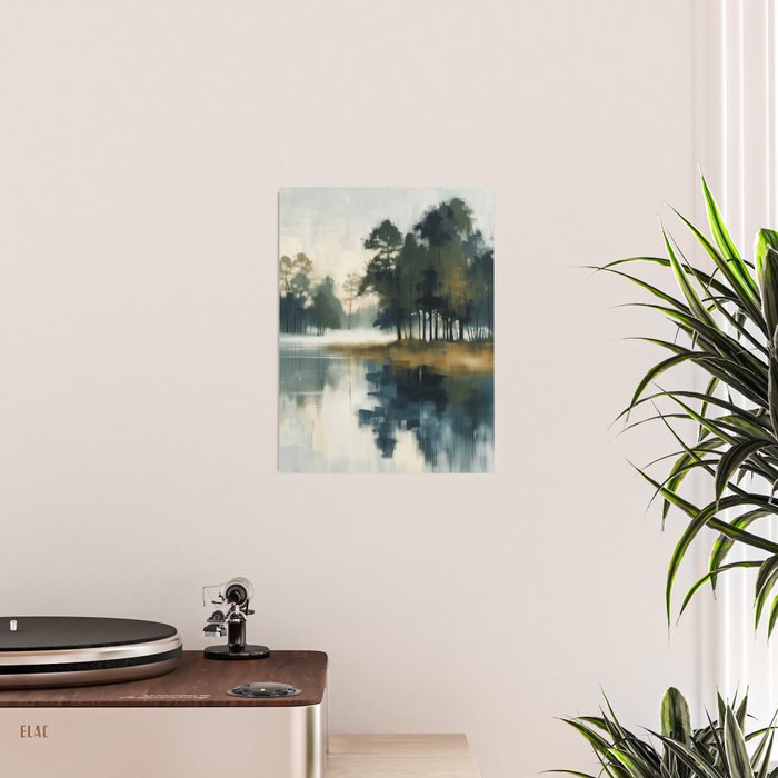 Country Lake II Poster Gallery Image 2