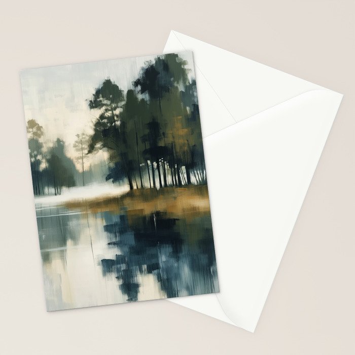 Country Lake II Stationery Card Gallery Image 2