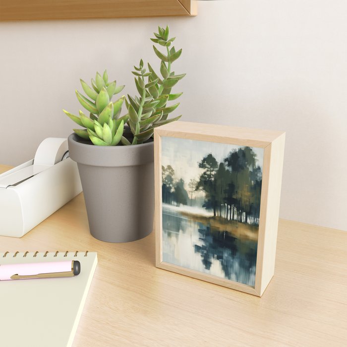 Country Lake II Mini Art Print Gallery Image 2