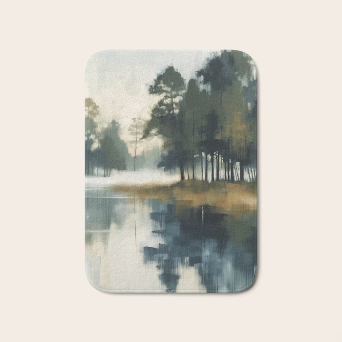 Country Lake II Bath Mat Gallery Image 1