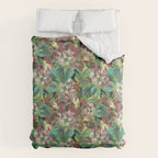 Multicolor Modern Floral Garden Comforter Gallery Image 6