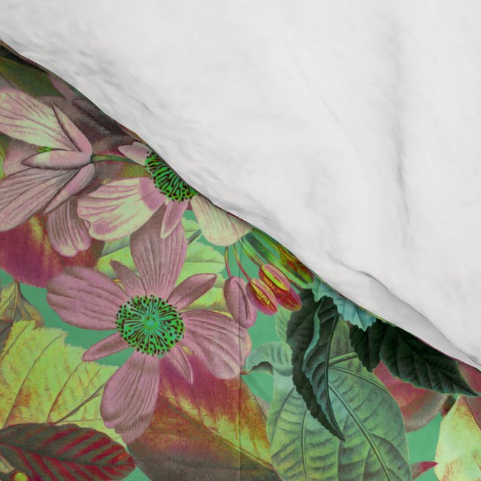 Multicolor Modern Floral Garden Comforter Gallery Image 4