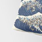 The Great Wave of Pug Pillow Sham Gallery Image 4