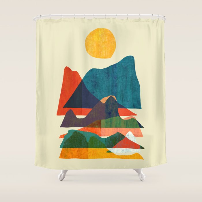 Everything is beautiful under the sun Shower Curtain Gallery Image 1