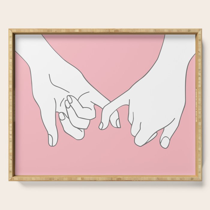 Pinky Promise 2 Serving Tray Gallery Image 1