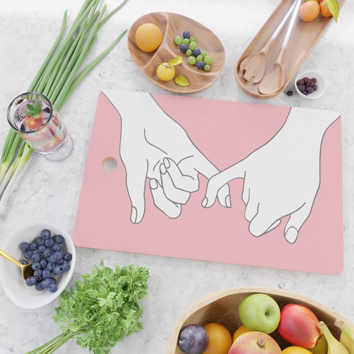 Pinky Promise 2 Cutting Board Gallery Image 2