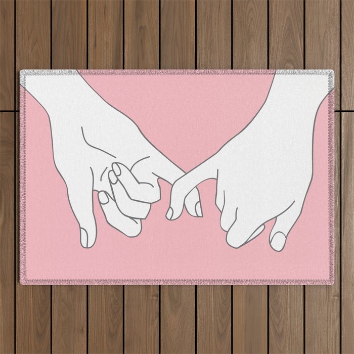 Pinky Promise 2 Outdoor Rug Gallery Image 1