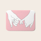 Pinky Promise 2 Bath Mat Gallery Image 1