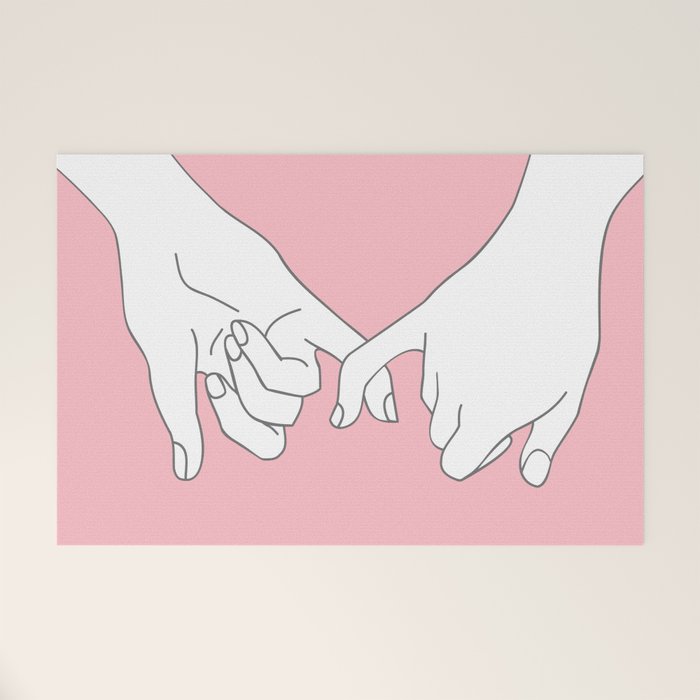 Pinky Promise 2 Welcome Mat Gallery Image 1