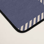 Denim Blue & White Festive Plaid Desk Mat Gallery Image 4