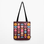 Geo Mod Shapes - Dark Tote Bag Gallery Image 2
