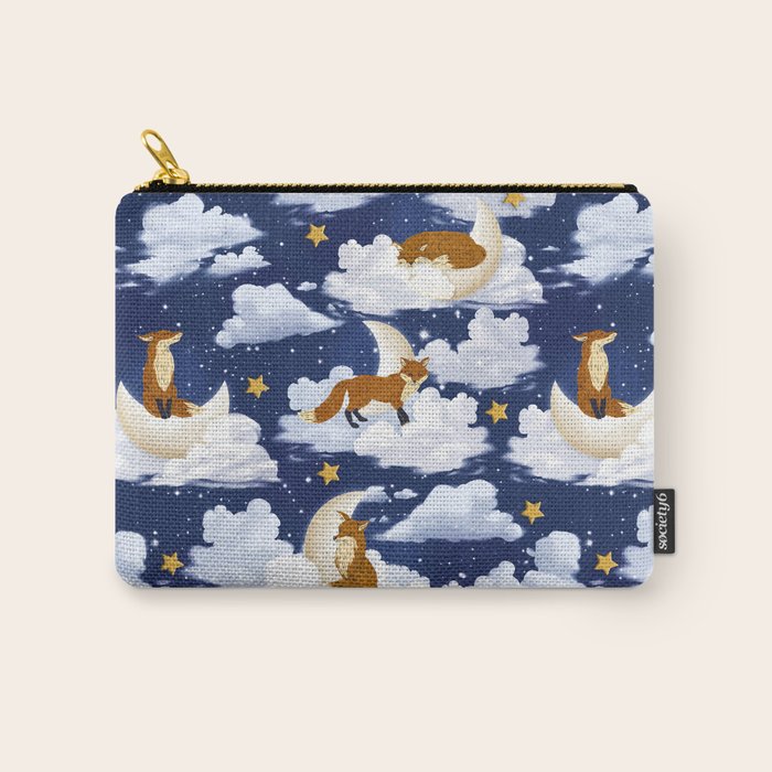 Enchanted Fox Moons Carry All Pouch Gallery Image 1