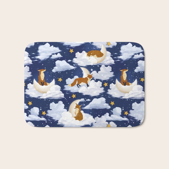 Enchanted Fox Moons Bath Mat Gallery Image 1