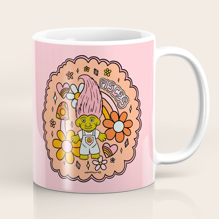 Pisces Troll Coffee Mug Gallery Image 1