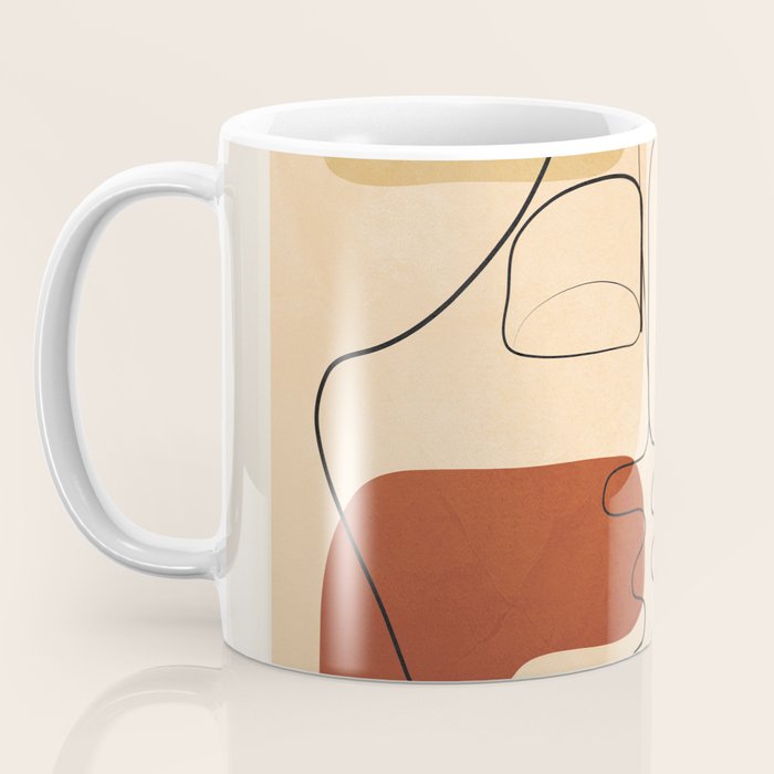 Abstract Line Kiss 2 Coffee Mug Gallery Image 3