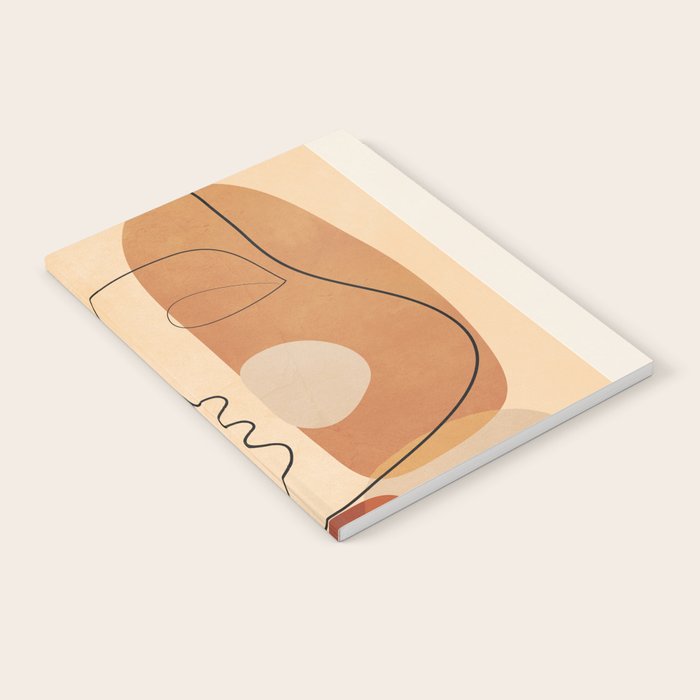 Abstract Line Kiss 2 Notebook Gallery Image 1