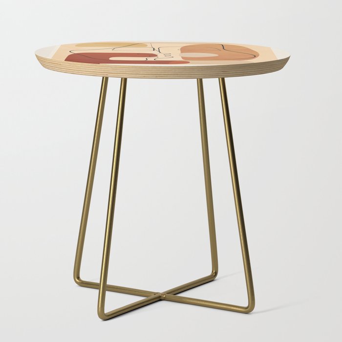 Abstract Line Kiss 2 Side Table Gallery Image 1