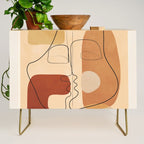 Abstract Line Kiss 2 Credenza Gallery Image 1