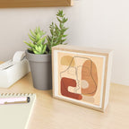 Abstract Line Kiss 2 Mini Art Print Gallery Image 2